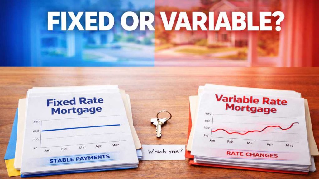 Fixed or variable rate mortgage in Ottawa